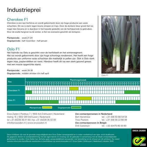 Leaflet Industrieprei 2020