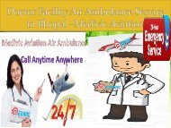 Doctor Facility Air Ambulance Service in Bhopal –Medivic Aviation