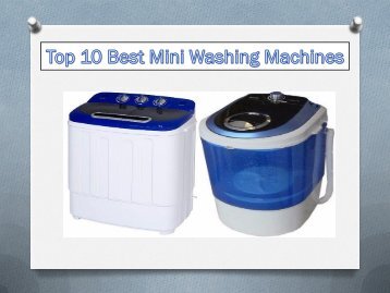 Top 10 Best Mini Washing Machines
