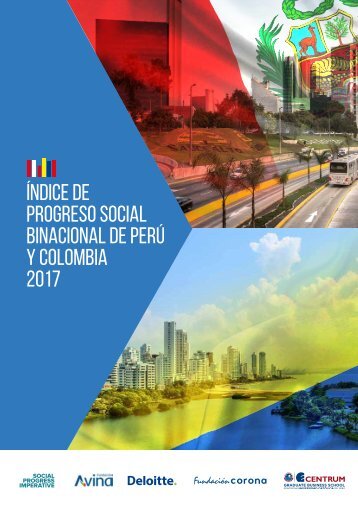 Índice de progreso social binacional de Perú y Colombia 2017