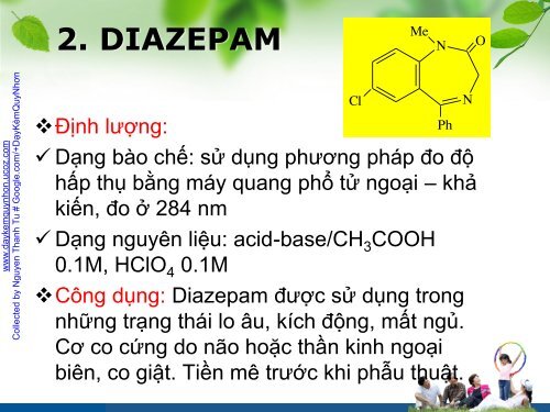 LECTURE ÔN TẬP THI TỐT NGHIỆP HÓA DƯỢC PHẠM THỊ THÙY LINH