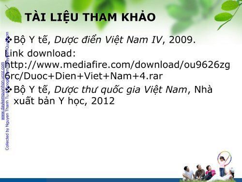 LECTURE ÔN TẬP THI TỐT NGHIỆP HÓA DƯỢC PHẠM THỊ THÙY LINH