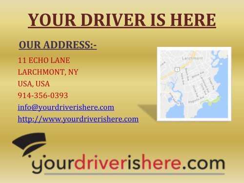 Personal Driver Services NYC