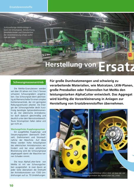 Seite 6 - MeWa Recycling Maschinen und Anlagenbau GmbH