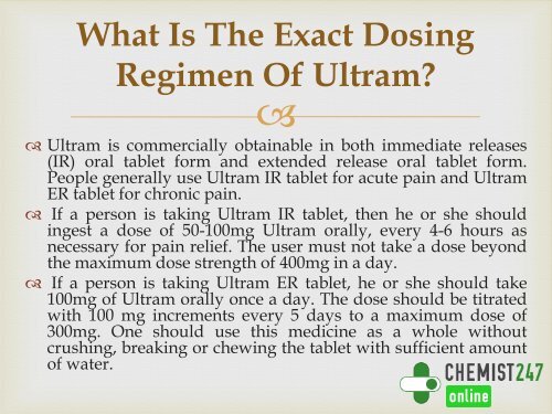 Safely Resolve The Issues Of Pain With Ultram
