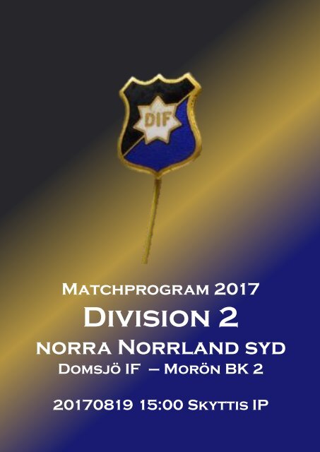 Matchprogram_2017_DIF-Morön
