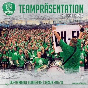 Grün-Weiß - Teampräsentation SC DHfK Leipzig Saison 17-18