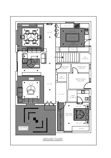 Villa 73-false ceiling lighting GF-Model