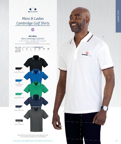 T-Shirts and Golf Shirts