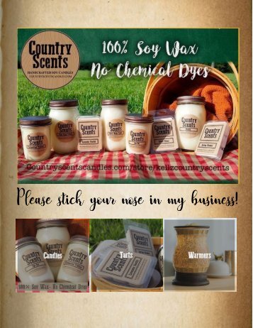 Kellz Country Scents Candles Catalog