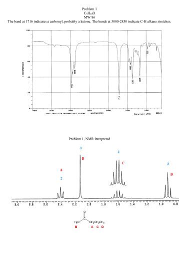 Bài tập đáp án phổ hữu cơ IR NMR (IR NMR Problems with Key) (Multi Source)