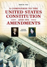  Best PDF A Companion to the United States Constitution and Its Amendments (Companion to the United States Constitution   Its Amendments) -  For Ipad - By John R. Vile