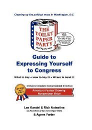  Unlimited Ebook Toilet Paper Party Guide to Expressing Yourself to Congress -  Populer ebook - By Les Kandel