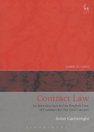  Unlimited Read and Download Contract Law: An Introduction to the English Law of Contract for the Civil Lawyer -  For Ipad - By John Cartwright