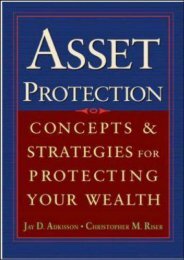  Unlimited Ebook Asset Protection: Concepts and Strategies for Protecting Your Wealth -  [FREE] Registrer - By Jay Adkisson