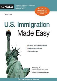  Best PDF U.S. Immigration Made Easy -  Online - By Ilona Bray J