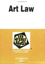  [Free] Donwload Art Law in a Nutshell (Nutshell Series) -  [FREE] Registrer - By Leonard DuBoff