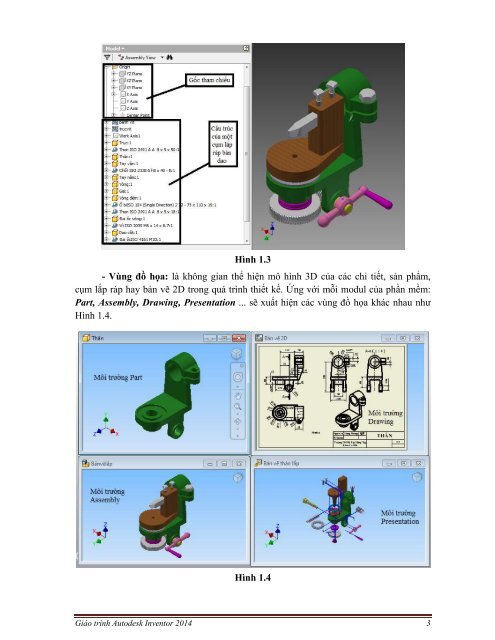 Giao trinh Autodesk Inventor 2014