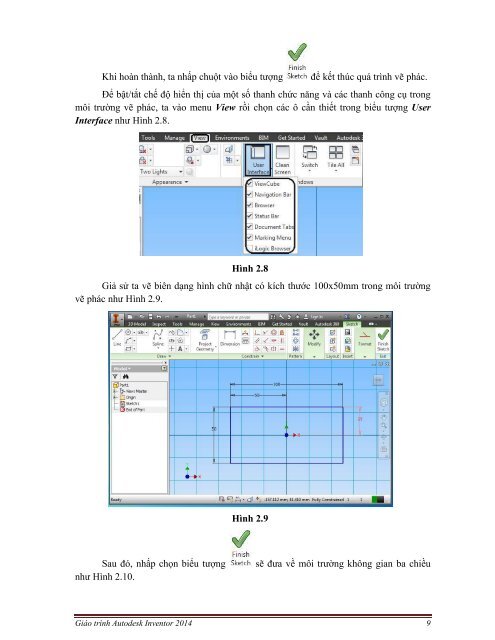 Giao trinh Autodesk Inventor 2014