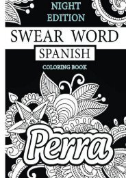  Read PDF Spanish Swear Word ( Nights Edition ).Swear Word Coloring Book: 40 Spanish Sweary Designs (Relaxing  Coloring Book with Sweary Coloring Book For Fun) -  For Ipad - By Alex Stallman