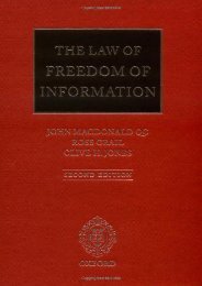  Unlimited Read and Download The Law of Freedom of Information (0) -  [FREE] Registrer - By 