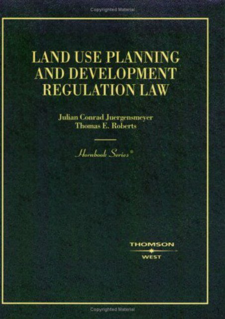 Full Download Land Use Planning and Development Regulation Law (Hornbook) -  [FREE] Registrer - By Conrad Juergensmeyer