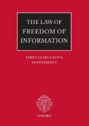  Unlimited Read and Download The Law of Freedom of Information: First Cumulative Supplement -  For Ipad - By John Macdonald