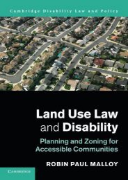  Best PDF Land Use Law and Disability (Cambridge Disability Law and Policy Series) -  For Ipad - By Robin Paul Malloy