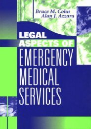  [Free] Donwload Legal Aspects of Emergency Medical Services -  For Ipad - By Bruce M. Cohn JD  EMT-CC