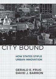  Unlimited Ebook City Bound: How States Stifle Urban Innovation -  Populer ebook - By Gerald E. Frug