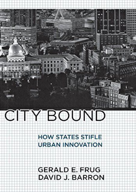 Unlimited Ebook City Bound How States Stifle Urban - 