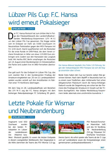 Hier rollt der Ball 2/2017