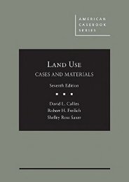 Download Ebook Cases and Materials on Land Use (American Casebook Series) -  For Ipad - By David Callies