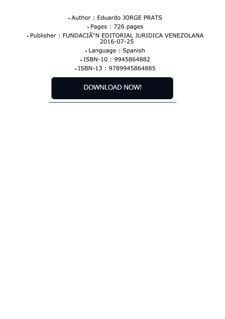 Full Download DERECHO CONSTITUCIONAL, Volumen I -  For Ipad - By Eduardo JORGE PRATS
