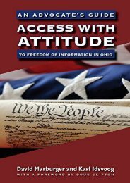  [Free] Donwload Access with Attitude: An Advocate s Guide to Freedom of Information in Ohio -  Unlimed acces book - By Ohio University Press