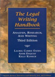  Unlimited Ebook The Legal Writing Handbook: Analysis, Research, and Writing (Legal Research and Writing) -  Online - By Laurel Currie Oates