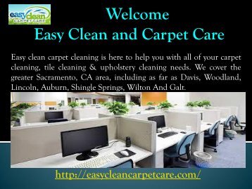 Sacramento Upholstery Cleaning