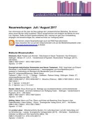 Biblio_Neuerwerbungen_Juli_August_2017