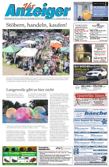 Ihr Anzeiger Bad Bramstedt 33 2017