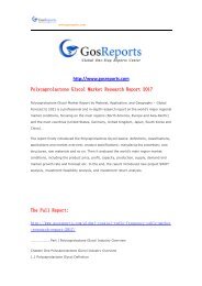 Polycaprolactone Glycol Market Research Report 2017