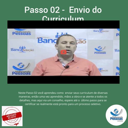 Ebook -  OS 12 PASSOS PARA SUCESSO NAS SELEÇÕES 