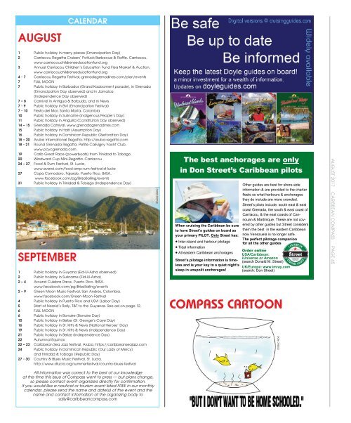 Caribbean Compass Yachting Magazine - August 2017