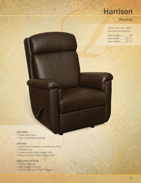 2017 Lambright Comfort Chair Catalog