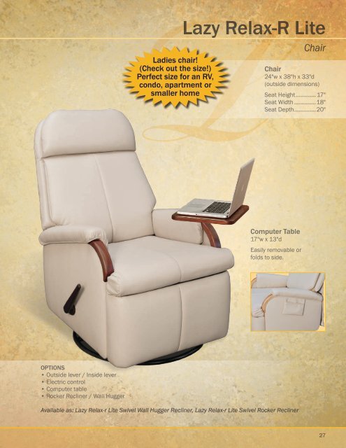 2017 Lambright Comfort Chair Catalog
