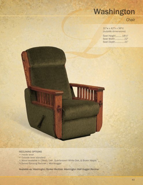 2017 Lambright Comfort Chair Catalog