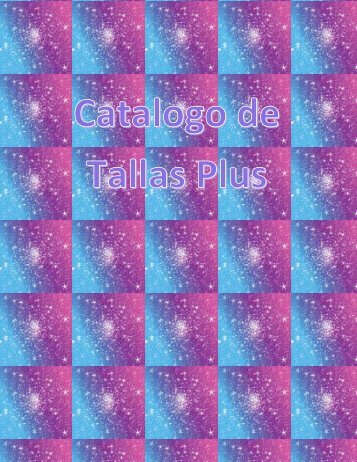 catalogo tallas plus coleccion lehilanny