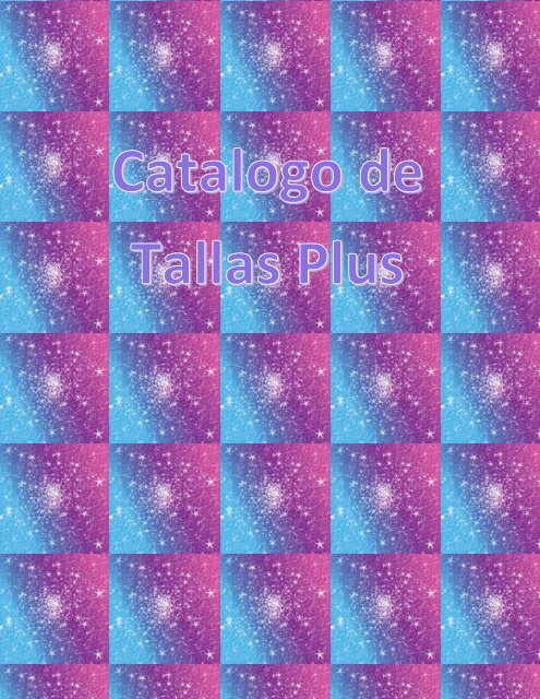 catalogo tallas plus coleccion lehilanny