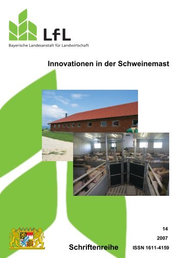 Innovationen in der Schweinemast - Bayerische Landesanstalt für ...