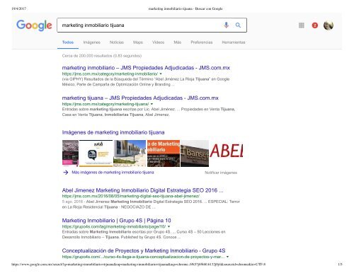 marketing inmobiliario tijuana - 7-40AM Los Angeles Abril 19-2017- Resultados - Buscar con Google