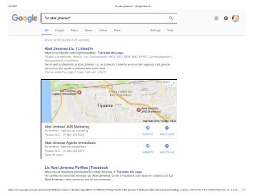 Serch Results for Term of Use "lic abel jimenez" SEO Campaign - Google Search